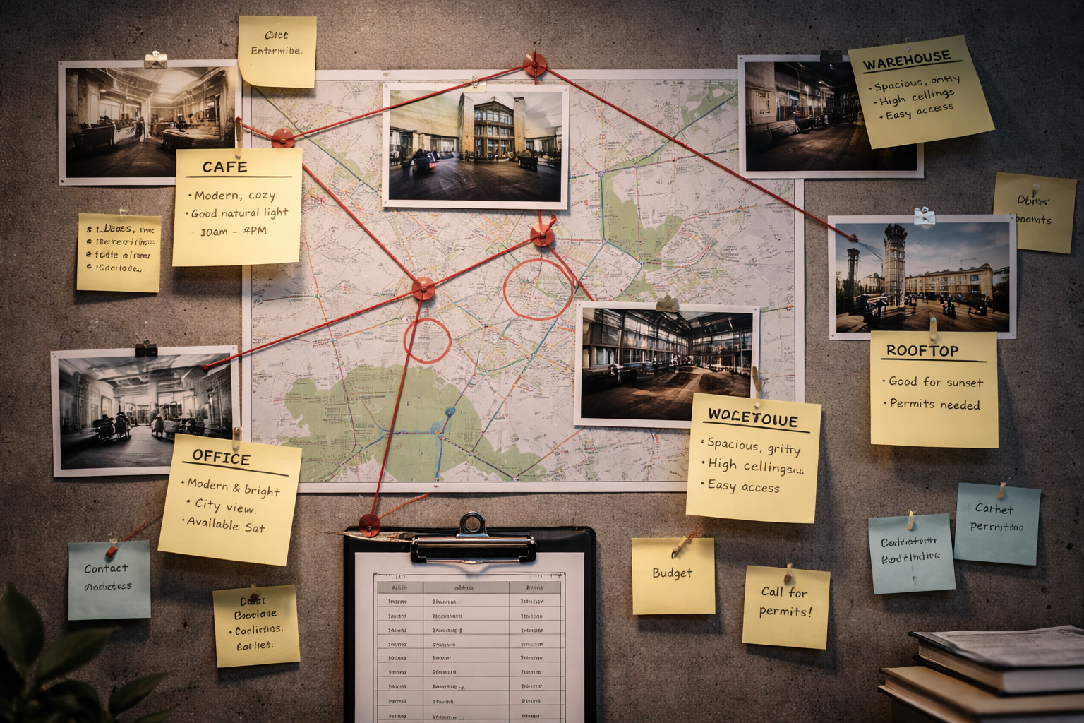 Planification et organisation du tournage